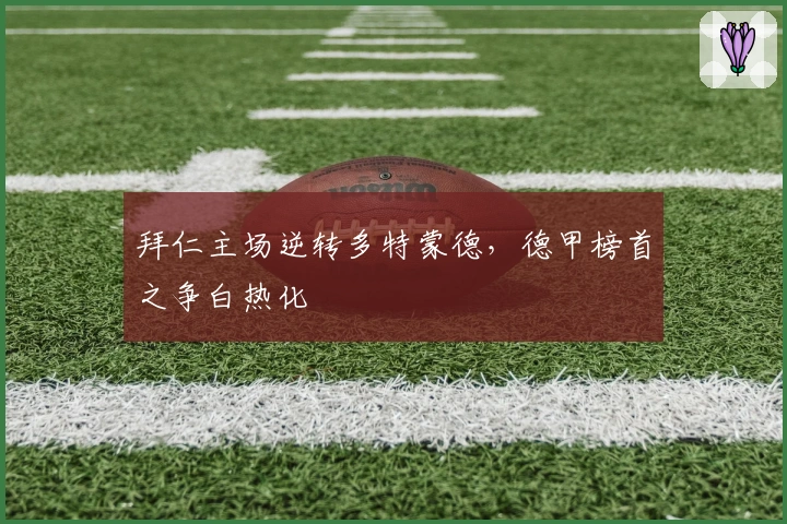 拜仁主场逆转多特蒙德，德甲榜首之争白热化